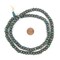 The Bead Chest Mala Meditation Beads - 108 Inlaid Prayer Beads for Yoga, Necklace, Jewelry (8mm, Green Bone)